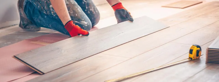 Installation of wood flooring